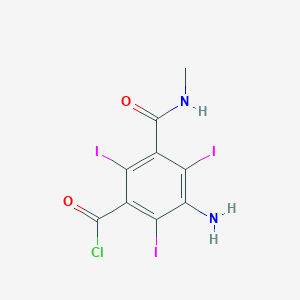 3-Amino-2,4,6-triiodo-5-(methylcarbamoyl)benzoyl chloride