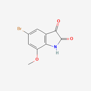 5-Bromo-7-methoxyindoline-2,3-dione