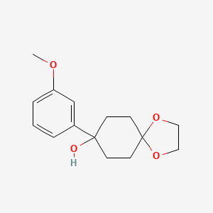 8-(3-Methoxyphenyl)-1,4-dioxaspiro[4,5]decan-8-ol