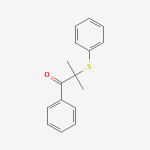 1-Propanone, 2-methyl-1-phenyl-2-(phenylthio)-