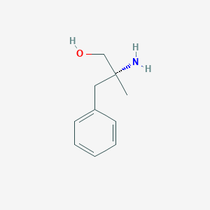 molecular formula C10H15NO B8568555 (R)-2-amino-2-methyl-3-phenylpropan-1-ol 