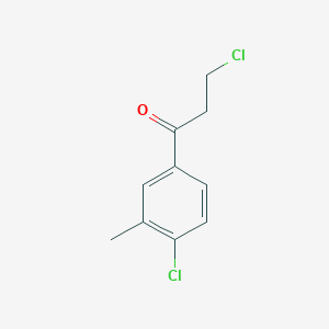 3-Chloro-1-(4-chloro-3-methylphenyl)propan-1-one