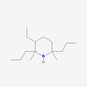 3-Ethyl-2,6-dimethyl-2,6-dipropylpiperidine