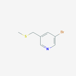 3-Bromo-5-methylsulfanylmethyl-pyridine