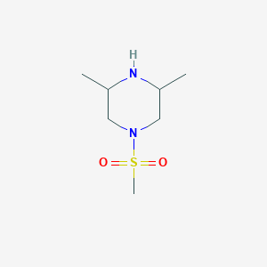 B8568715 1-Methanesulfonyl-3,5-dimethylpiperazine CAS No. 1032759-32-2