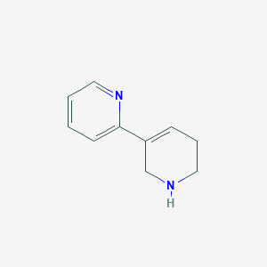 molecular formula C10H12N2 B8568730 2-(1,2,5,6-Tetrahydropyridin-3-yl)pyridine 