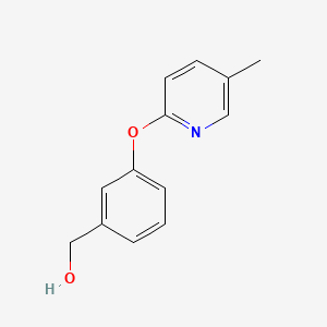 (3-(5-Methylpyridin-2-yloxy)phenyl)methanol