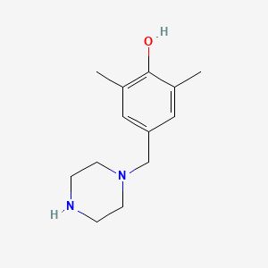 2,6-Dimethyl-4-(piperazin-1-ylmethyl)phenol