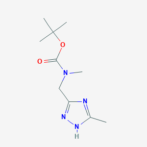 methyl-(5-methyl-1H-[1,2,4]triazol-3-ylmethyl)-carbamic acid tert-butyl ester