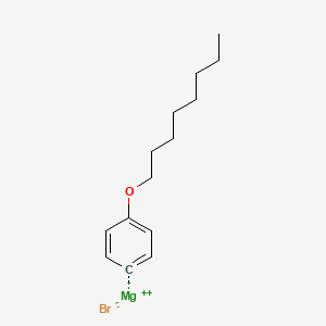 molecular formula C14H21BrMgO B8568995 4-Octyloxyphenylmagnesium bromide 