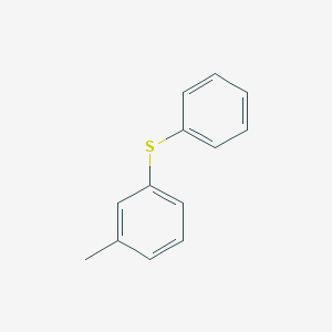 molecular formula C13H12S B085690 Benzene, 1-methyl-3-(phenylthio)- CAS No. 13865-48-0