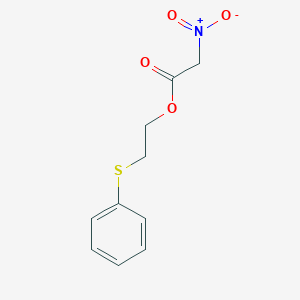 2-(Phenylsulfanyl)ethyl nitroacetate
