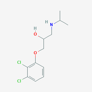 molecular formula C12H17Cl2NO2 B8569090 1-(2',3'-Dichlorophenoxy)-3-(iso-propylamino)-2-propanol 