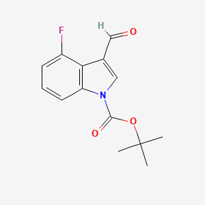 tert-butyl 4-fluoro-3-formyl-1H-indole-1-carboxylate