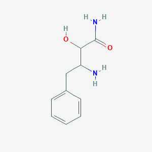 molecular formula C10H14N2O2 B8569127 3-Amino-2-hydroxy-4-phenylbutanamide 