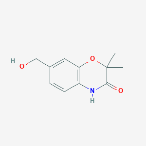 7-(hydroxymethyl)-2,2-dimethyl-2H-1,4-benzoxazin-3(4H)-one