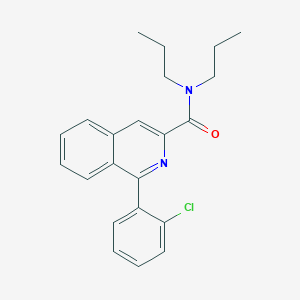 1-(2-Chlorophenyl)-N,N-dipropylisoquinoline-3-carboxamide