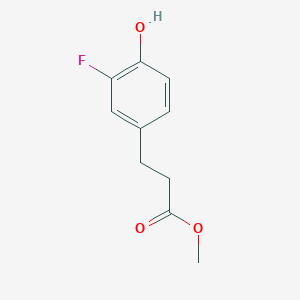 molecular formula C10H11FO3 B8569173 3-(3-Fluoro-4-hydroxy-phenyl)-propionic acid methyl ester 