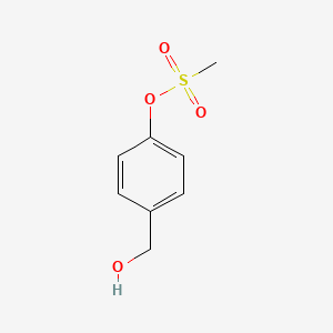 [4-(hydroxymethyl)phenyl] methanesulfonate