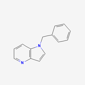 molecular formula C14H12N2 B8569187 1-benzyl-1H-pyrrolo[3,2-b]pyridine 