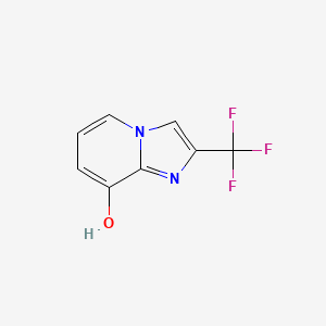 molecular formula C8H5F3N2O B8569188 2-(Trifluoromethyl)imidazo[1,2-a]pyridin-8-ol 