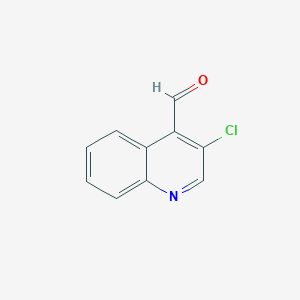 molecular formula C10H6ClNO B8569207 3-Chloroquinoline-4-carbaldehyde 