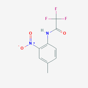 molecular formula C9H7F3N2O3 B8569241 3-Nitro-4-(trifluoroacetylamino)toluene 