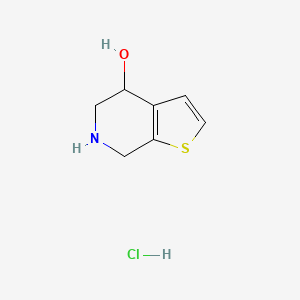 4,5,6,7-Tetrahydrothieno[2,3-c]pyridin-4-ol;hydrochloride