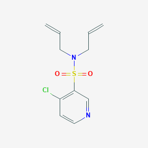 molecular formula C11H13ClN2O2S B8569259 N,N-diallyl-4-chloropyridine-3-sulfonamide 