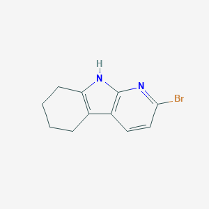 molecular formula C11H11BrN2 B8569296 2-bromo-6,7,8,9-tetrahydro-5H-pyrido[2,3-b]indole 