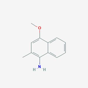 molecular formula C12H13NO B8569313 1-Amino-2-methyl-4-methoxy-naphthalene 