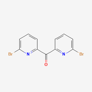 molecular formula C11H6Br2N2O B8569342 Di(6-bromo-2-pyridyl)ketone 