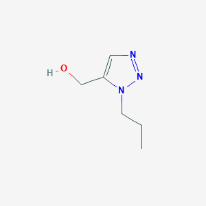 molecular formula C6H11N3O B8569496 5-Hydroxymethyl-1-propyl-1,2,3-triazole 