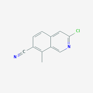 3-Chloro-8-methylisoquinoline-7-carbonitrile