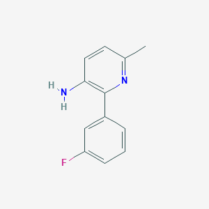 2-(3-Fluorophenyl)-6-methylpyridin-3-amine