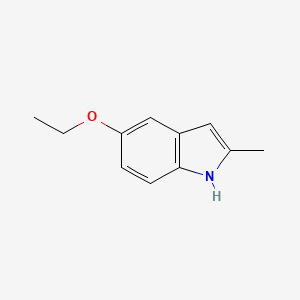 molecular formula C11H13NO B8569593 5-Ethoxy-2-methylindole 