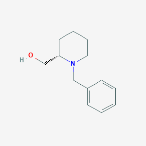 molecular formula C13H19NO B8569596 (2S)-1-Benzylpiperidine-2-methanol 