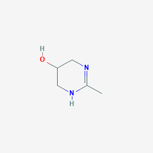 molecular formula C5H10N2O B8569621 2-Methyl-5-hydroxy-1,4,5,6-tetrahydropyrimidine 