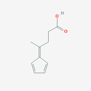 4-(Cyclopenta-2,4-dien-1-ylidene)pentanoic acid