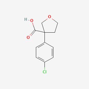 3-(4-Chlorophenyl)tetrahydrofuran-3-carboxylic acid