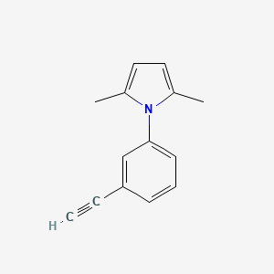 molecular formula C14H13N B8569751 1-(3-ethynyl-phenyl)-2,5-dimethyl-1H-pyrrole 