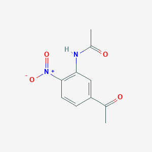 molecular formula C10H10N2O4 B8569762 N-(5-Acetyl-2-nitrophenyl)acetamide CAS No. 92642-17-6