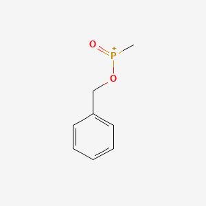 molecular formula C8H10O2P+ B8569781 methyl-O-benzylphosphinic acid 