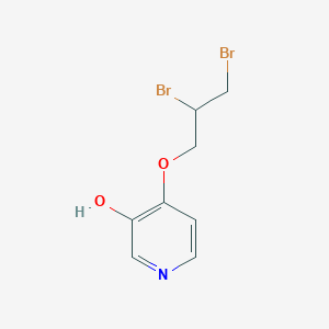 4-(2,3-Dibromopropoxy)pyridin-3-ol