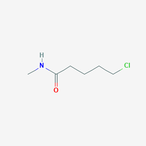 molecular formula C6H12ClNO B8569947 5-chloro-N-methylpentanamide CAS No. 15865-13-1