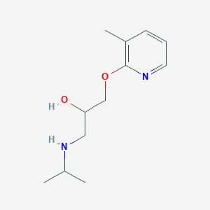 molecular formula C12H20N2O2 B8569972 1-[(3-Methylpyridin-2-yl)oxy]-3-[(propan-2-yl)amino]propan-2-ol CAS No. 54126-82-8