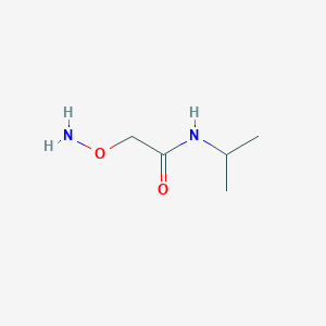 molecular formula C5H12N2O2 B8569979 2-aminooxy-N-isopropyl-acetamide 