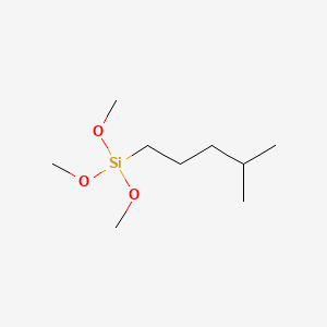molecular formula C9H22O3Si B8569997 Trimethoxy(4-methylpentyl)silane CAS No. 93804-25-2