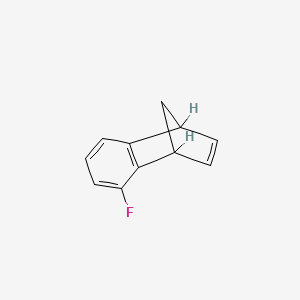molecular formula C11H9F B8570037 5-Fluoro-1,4-dihydro-1,4-methano-naphthalene CAS No. 61346-81-4