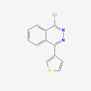 molecular formula C12H7ClN2S B8570062 1-(3-Thienyl)-4-chlorophthalazine 